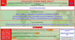 Desktop Screenshot of collectif-communiste-polex.org