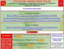 Tablet Screenshot of collectif-communiste-polex.org